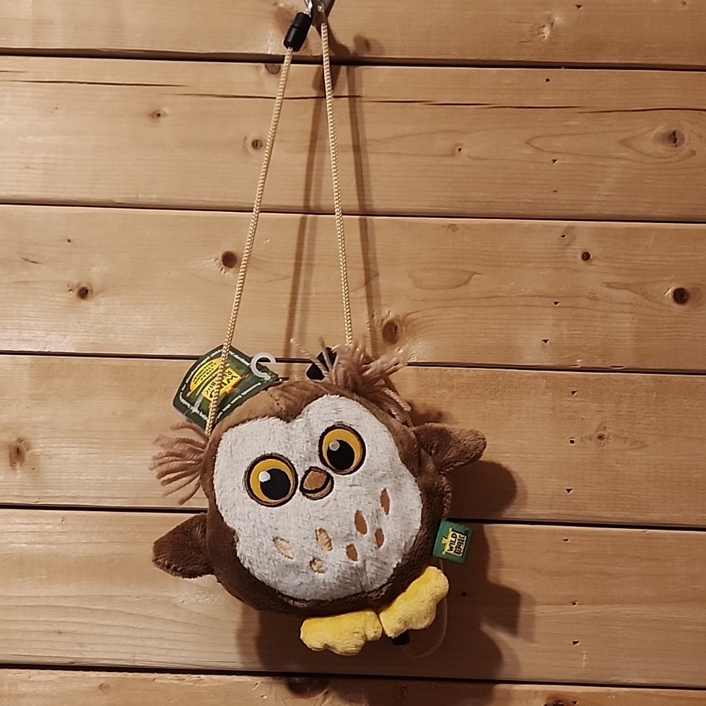 2012 Wild Republic Owl Plush Stuffed Animal Coin Change Purse